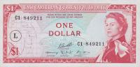 p13l from East Caribbean States: 1 Dollar from 1965