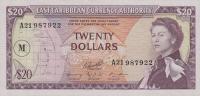 Gallery image for East Caribbean States p15m: 20 Dollars