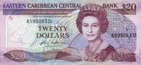 Gallery image for East Caribbean States p19d: 20 Dollars
