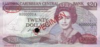 Gallery image for East Caribbean States p19s: 20 Dollars