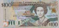 Gallery image for East Caribbean States p36a: 100 Dollars