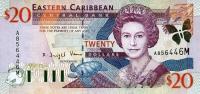 Gallery image for East Caribbean States p39m: 20 Dollars