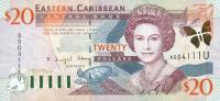 Gallery image for East Caribbean States p39u: 20 Dollars