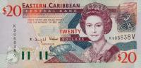 Gallery image for East Caribbean States p44v: 20 Dollars