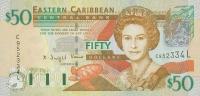 Gallery image for East Caribbean States p45l: 50 Dollars