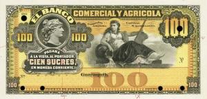 pS123p from Ecuador: 100 Sucres from 1895