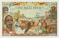 Gallery image for Equatorial African States p6c: 5000 Francs