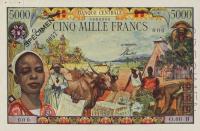 p6s from Equatorial African States: 5000 Francs from 1963