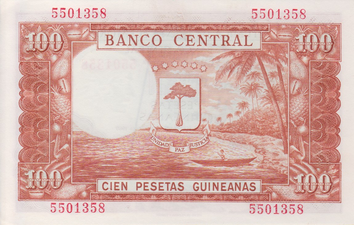 Back of Equatorial Guinea p18: 1000 Bipkwele from 1980