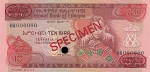 Gallery image for Ethiopia p38s: 10 Birr