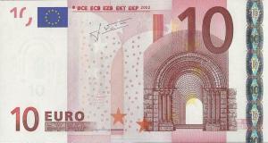 p9s from European Union: 10 Euro from 2002