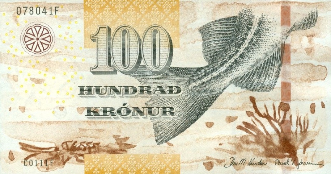 Front of Faeroe Islands p30: 100 Krone from 2011