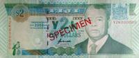 Gallery image for Fiji p102s: 2 Dollars