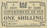 p49a from Fiji: 1 Shilling from 1942