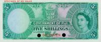 Gallery image for Fiji p51cs: 5 Shillings
