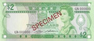 Gallery image for Fiji p82s2: 2 Dollars
