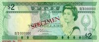 Gallery image for Fiji p87s2: 2 Dollars