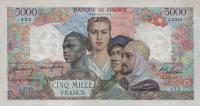Gallery image for France p103e: 5000 Francs