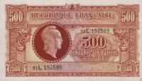 p106a from France: 500 Francs from 1944