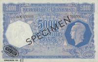 Gallery image for France p109s: 5000 Francs