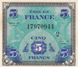Gallery image for France p115b: 5 Francs