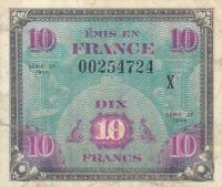Gallery image for France p116r: 10 Francs