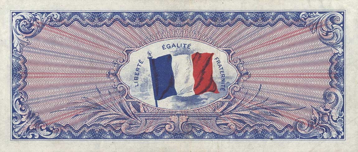 Back of France p119a: 500 Francs from 1944