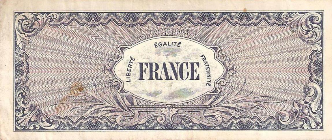 Back of France p122b: 50 Francs from 1944