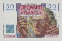 p127a from France: 50 Francs from 1946