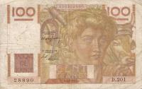 Gallery image for France p128b: 100 Francs