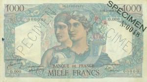 Gallery image for France p130s: 1000 Francs