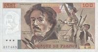 p154a from France: 100 Francs from 1978