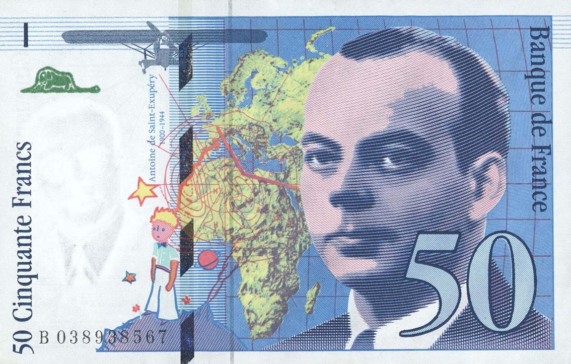 Front of France p157Ad: 50 Francs from 1997