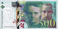 Gallery image for France p160a: 500 Francs from 1994