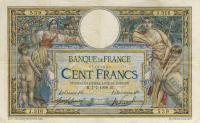 p69 from France: 100 Francs from 1908