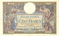 p71b from France: 100 Francs from 1920
