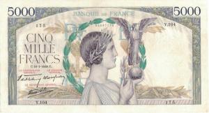 Gallery image for France p97b: 5000 Francs