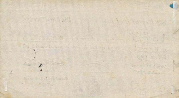 Back of France pA16b: 10 Livres from 1720