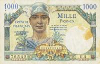 pM10 from France: 1000 Francs from 1947