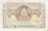 pM7a from France: 10 Francs from 1947
