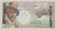 Gallery image for French Equatorial Africa p23s: 50 Francs