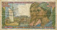 Gallery image for French Equatorial Africa p25a: 500 Francs