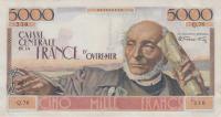 Gallery image for French Equatorial Africa p27a: 5000 Francs