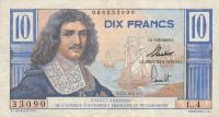 Gallery image for French Equatorial Africa p29: 10 Francs