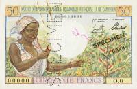 Gallery image for French Equatorial Africa p31s: 50 Francs