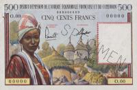 Gallery image for French Equatorial Africa p33s: 500 Francs