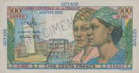 Gallery image for French Guiana p24s: 500 Francs