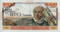 Gallery image for French Guiana p26s: 5000 Francs