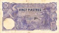Gallery image for French Indo-China p41: 20 Piastres