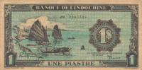 Gallery image for French Indo-China p59a: 1 Piastre